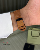 ساعت جولیوس مردانه سه موتور بند چرم مدل JAH-098D