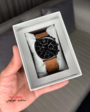 ساعت جولیوس مردانه سه موتور بند چرم مدل JAH-098D