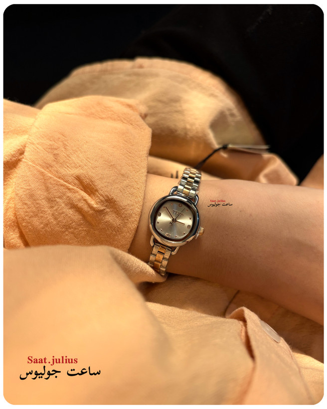 ساعت جولیوس زنانه چهارگوش فلزی