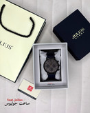 ساعت جولیوس مردانه سه موتور بند چرم مدل JAH-101B