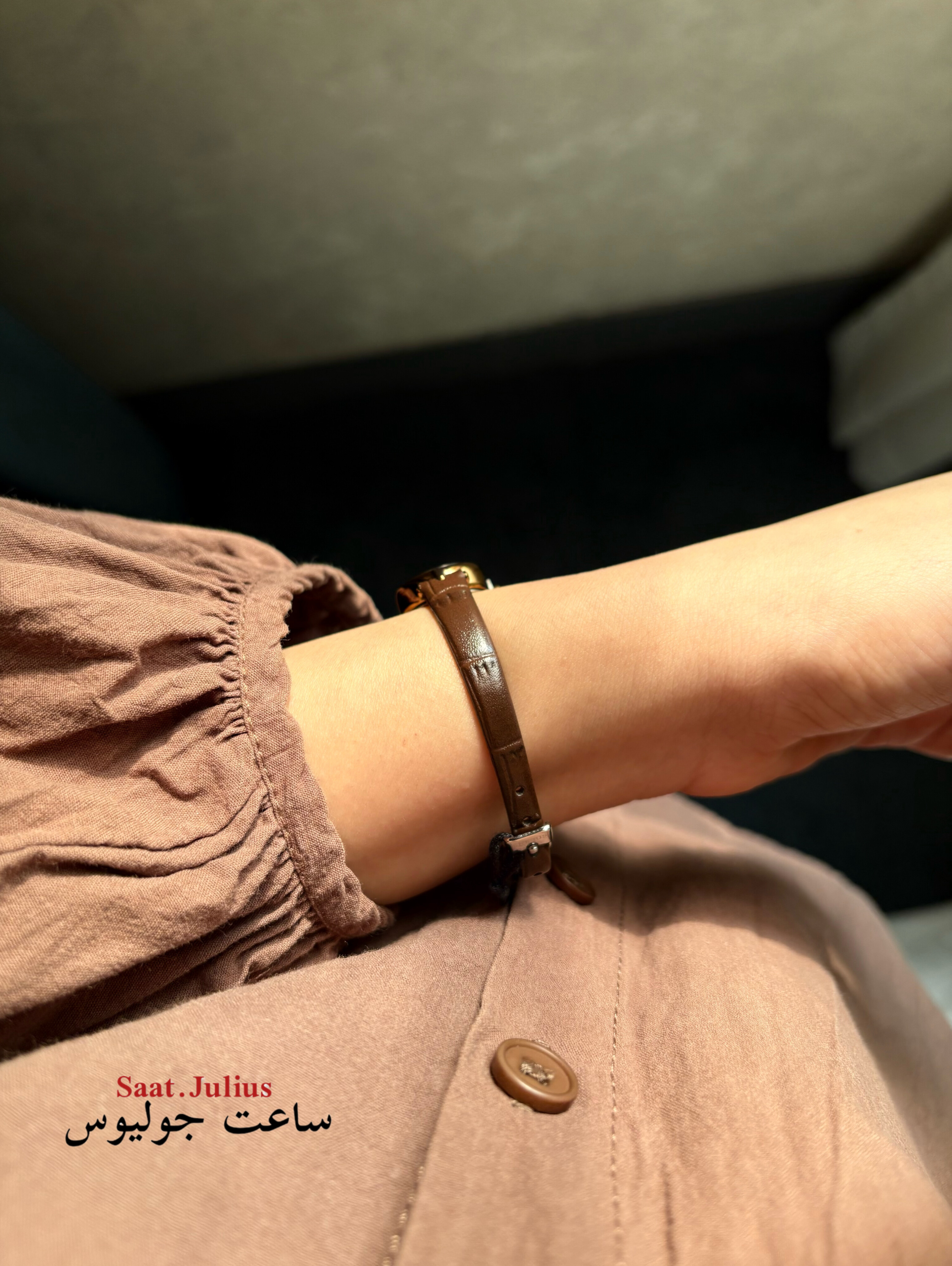 ساعت جولیوس زنانه بند چرم مدل JA-1432