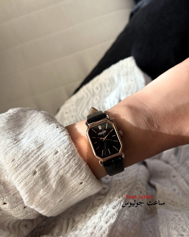 ساعت جولیوس زنانه بند چرم مدل JA-1356D