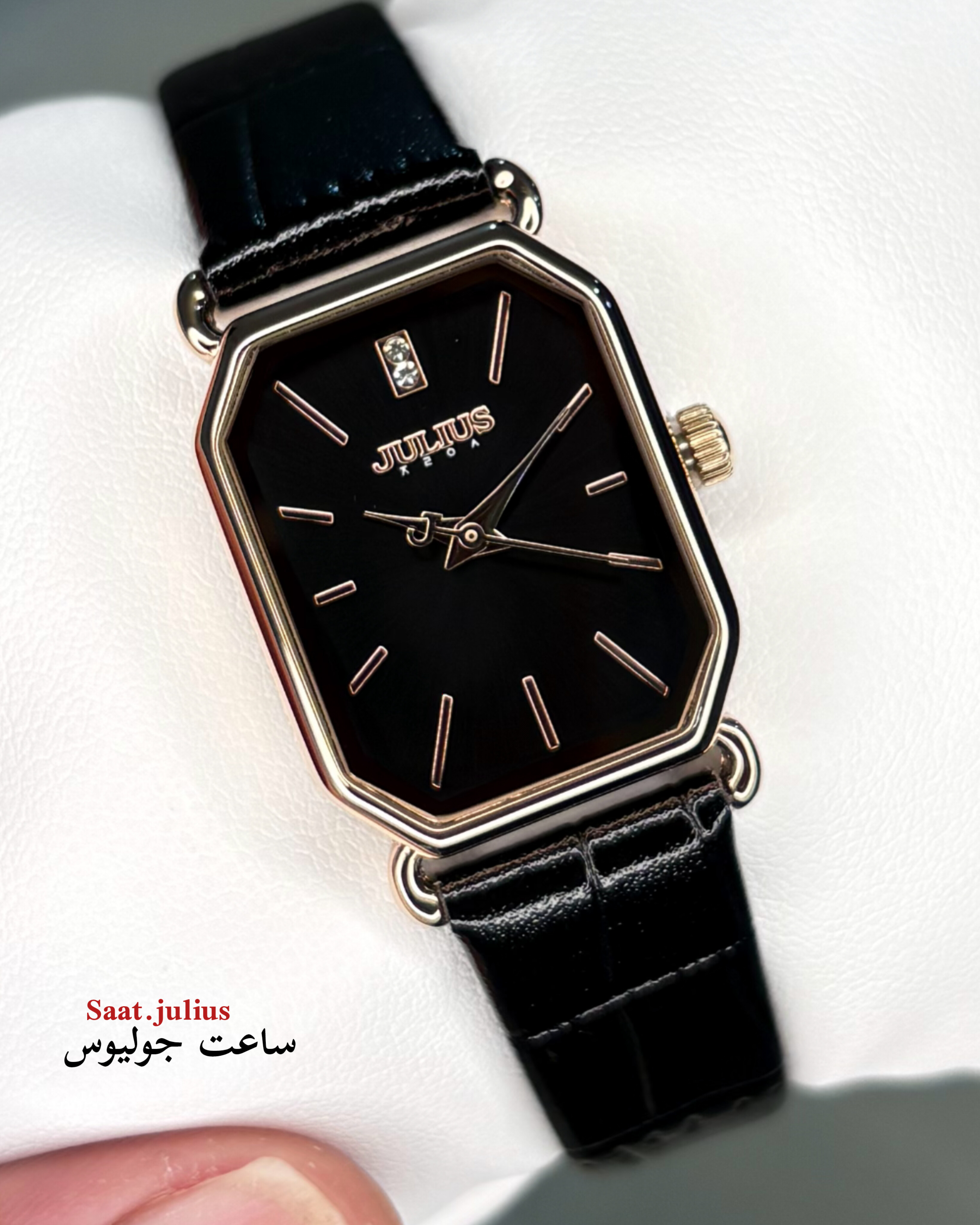 ساعت جولیوس زنانه بند چرم مدل JA-1356D