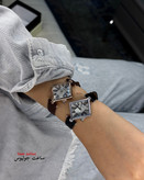 ساعت جولیوس زنانه چهار گوش بند چرم مدل JA-1527