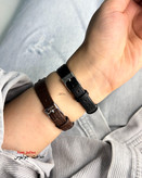 ساعت جولیوس زنانه چهار گوش بند چرم مدل JA-1527