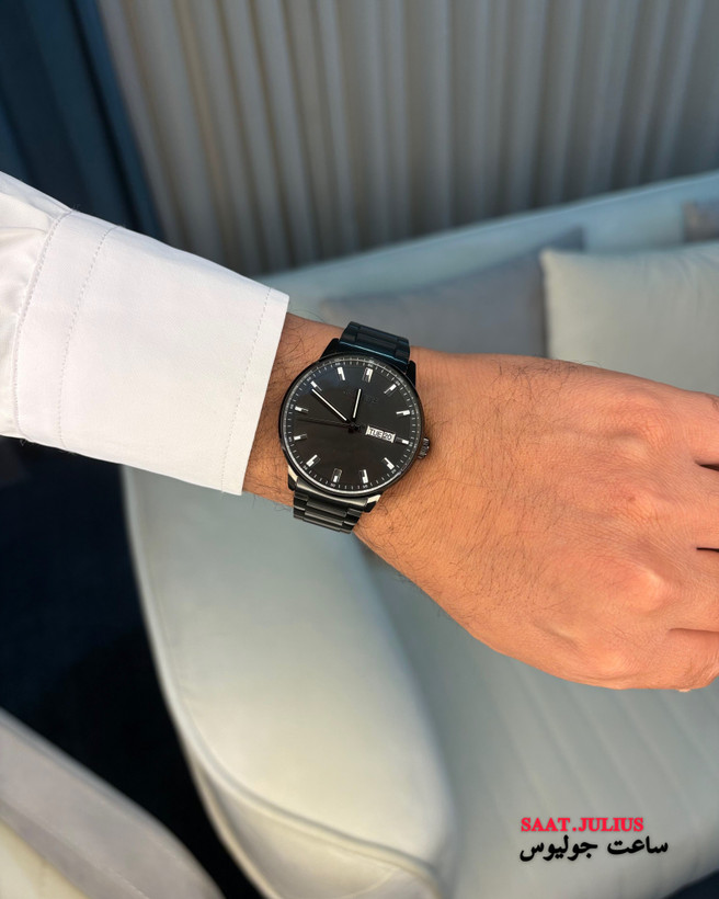 ساعت جولیوس مردانه فلزی کلاسیک مدل JAH-114D
