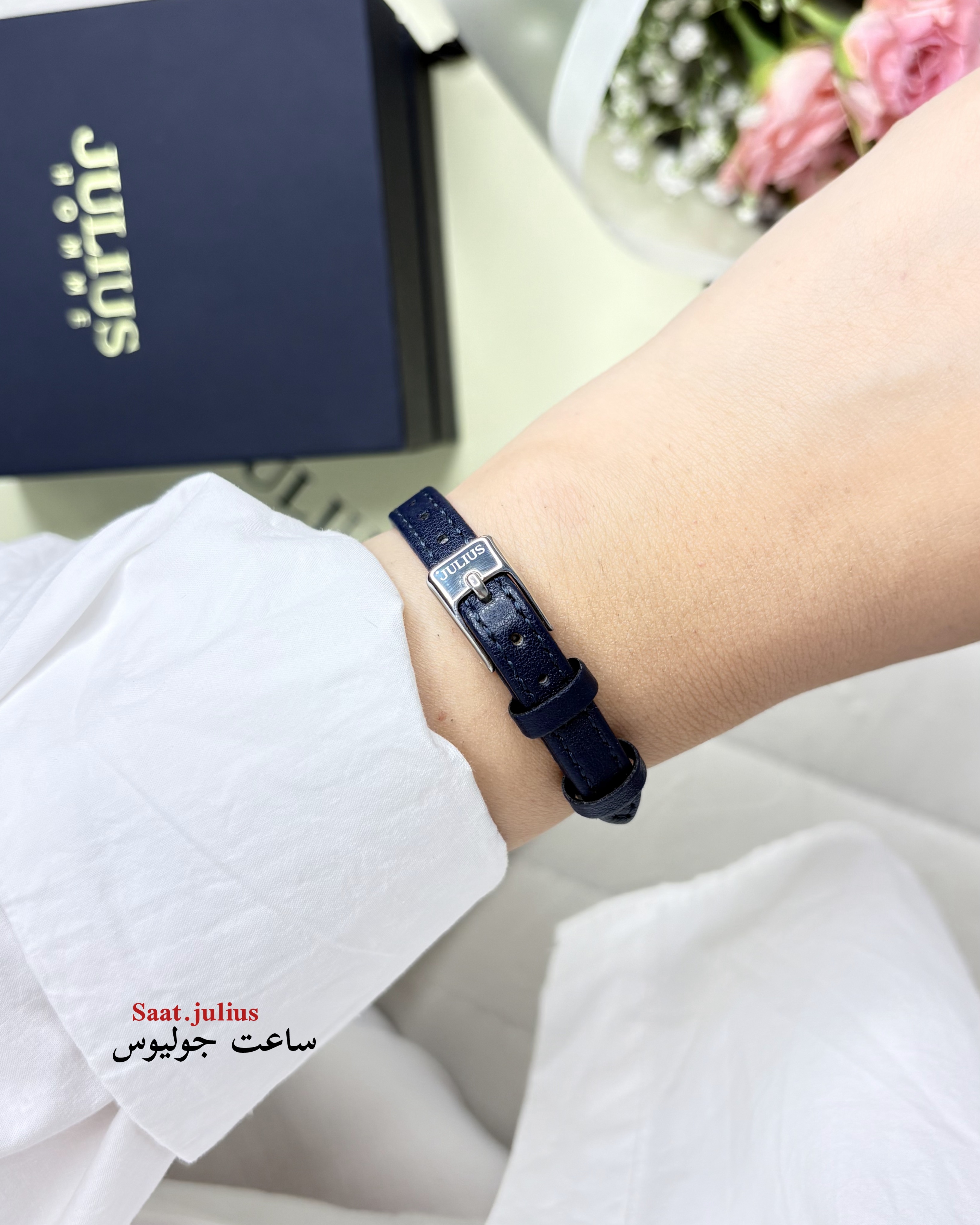 ساعت جولیوس زنانه بند چرم مدل JA-1445