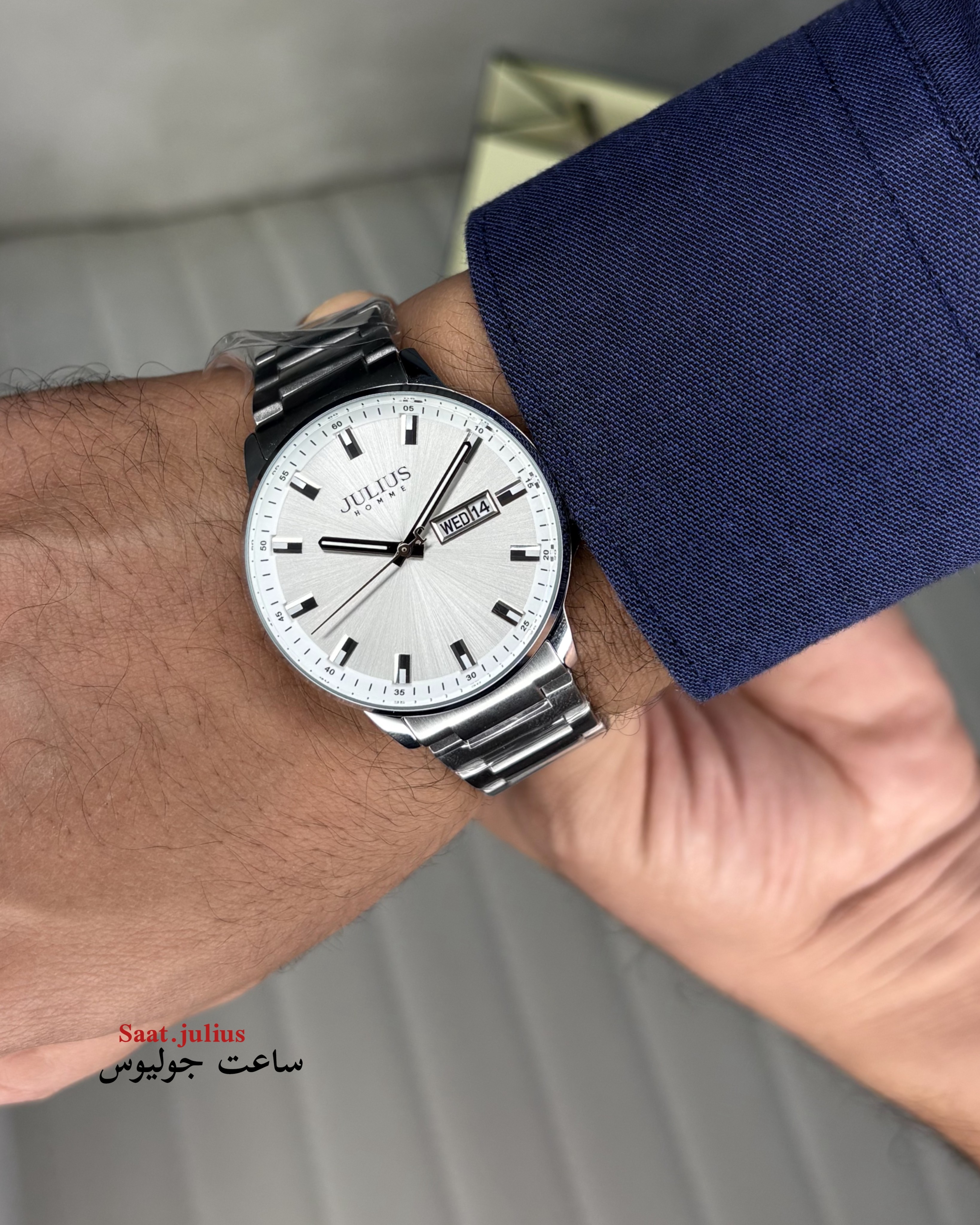 ساعت مردانه جولیوس فلزی مدل JAH-114A