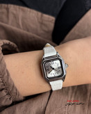 ساعت جولیوس زنانه بند چرم سفید مدل JA-1380A