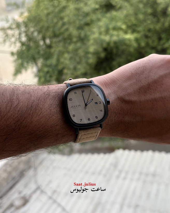 ساعت جولیوس مردانه بند جیر مدل JAH-123B