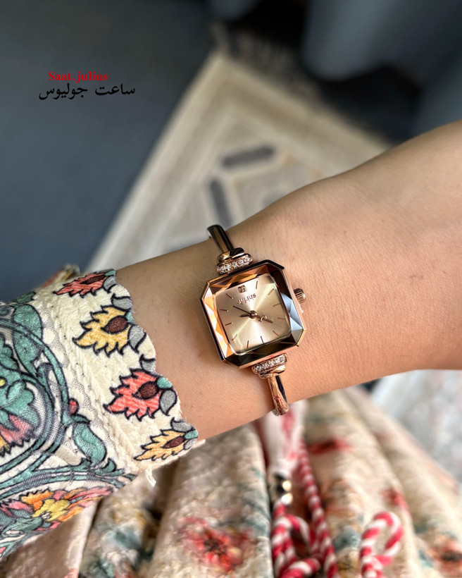 ساعت جولیوس زنانه النگویی فلزی مدل JA-1316A