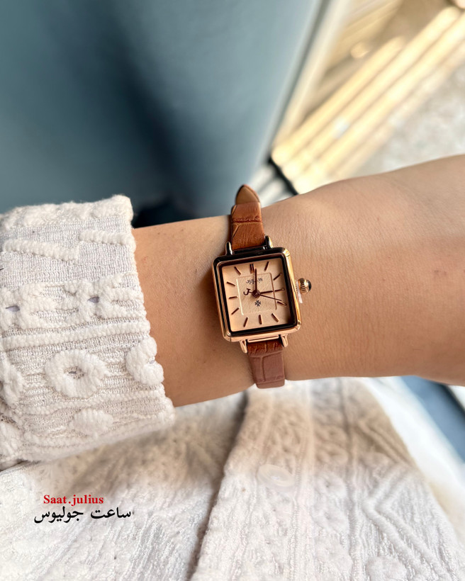 ساعت جولیوس زنانه بند چرم مدل JA-1413A
