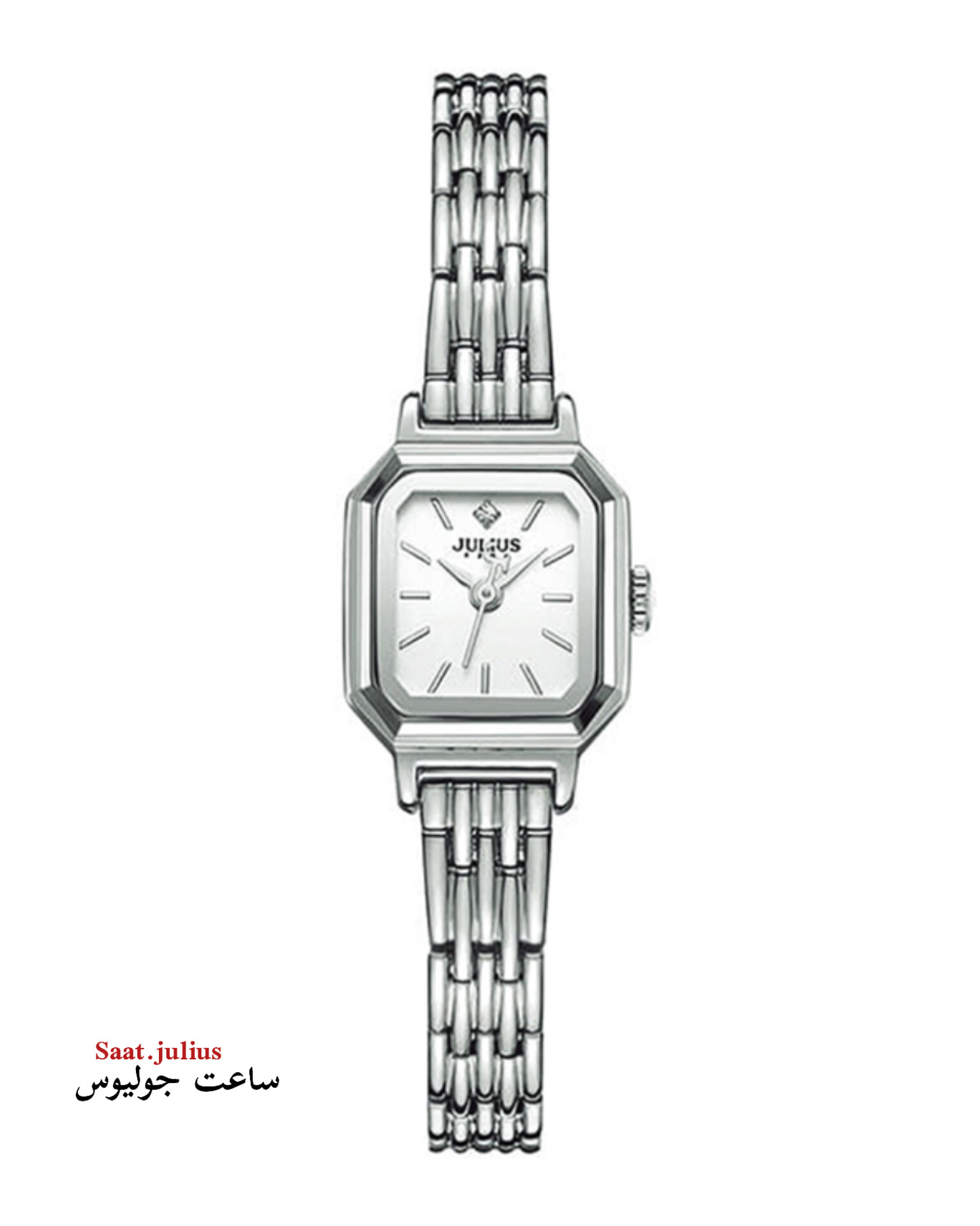 ساعت جولیوس زنانه چهارگوش فلزی مدل JA-1454A