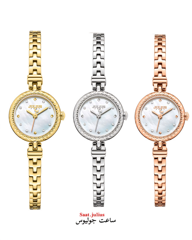 ساعت جولیوس زنانه فلزی مدل JA-1453