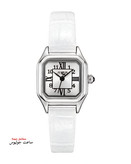 ساعت جولیوس زنانه بند چرم سفید مدل JA-1380A