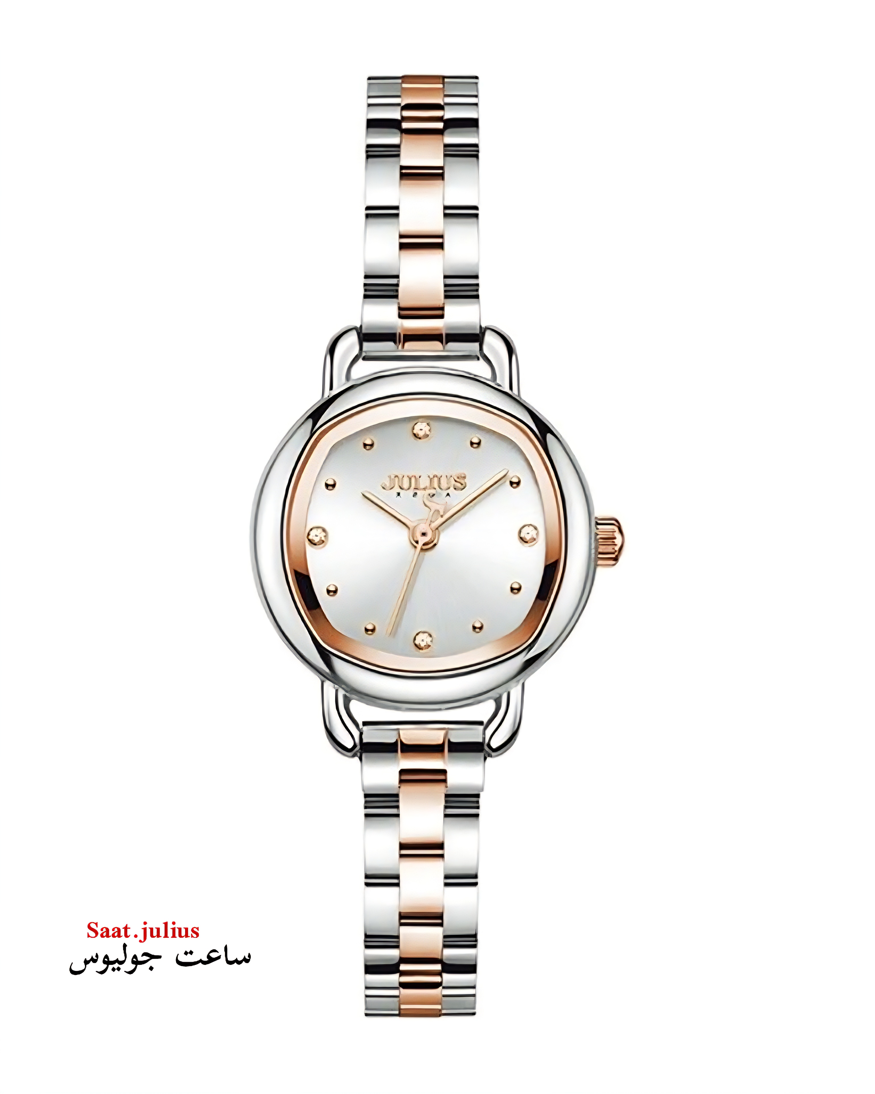 ساعت جولیوس زنانه چهارگوش فلزی مدل JA-1412F