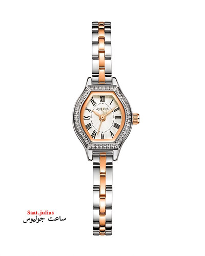 ساعت جولیوس زنانه نگین دار فلزی مدل JA-1410E