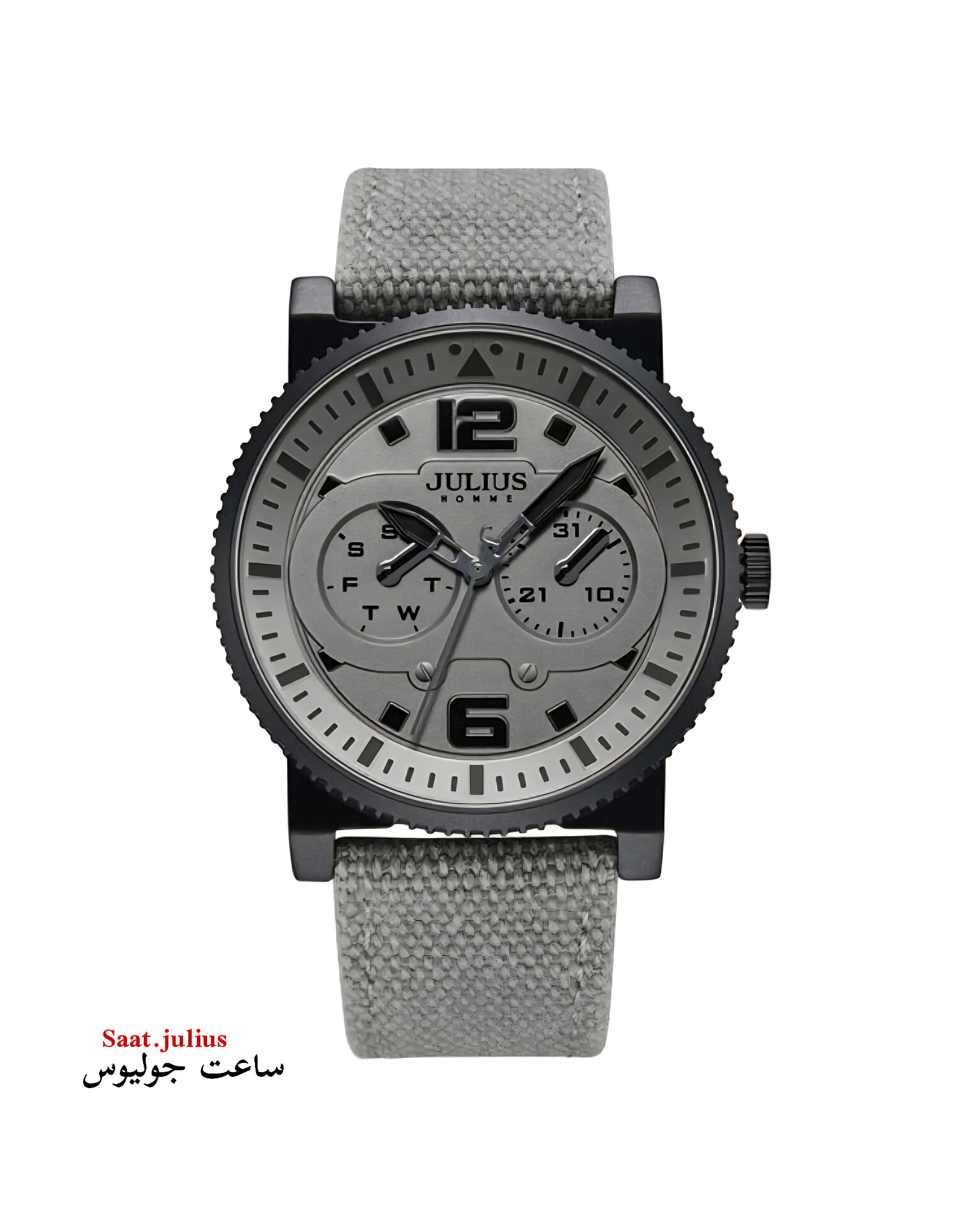 ساعت جولیوس مردانه سه موتور مدل JAH-115C