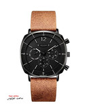 ساعت جولیوس مردانه سه موتور بند چرم مدل JAH-098D