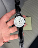 ساعت جولیوس مردانه بند چرم سه موتور مدل JAH-133A