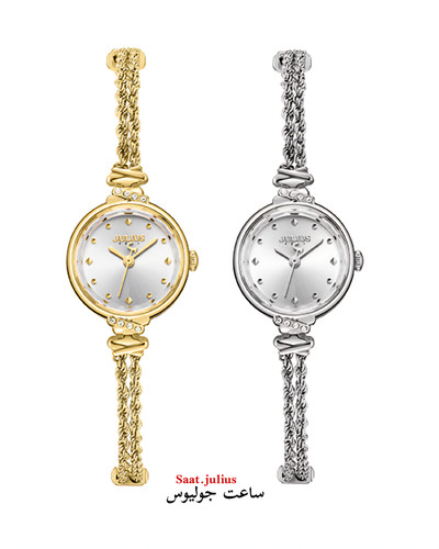 ساعت جولیوس زنانه زنجیری فلزی مدل JA-1452