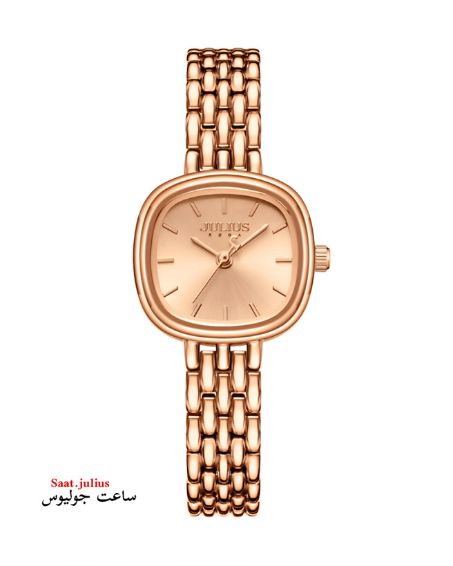 ساعت جولیوس زنانه فلزی چهارگوش مدل JA-1332A