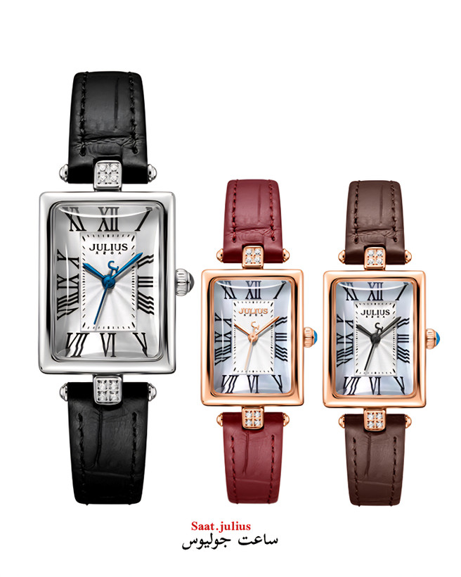 ساعت جولیوس زنانه بند چرم مدل JA-1525