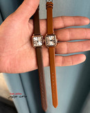 ساعت جولیوس زنانه چهار گوش بند چرم مدل JA-1414