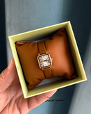 ساعت جولیوس زنانه چهار گوش بند چرم مدل JA-1414