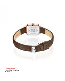 ساعت جولیوس زنانه چهار گوش بند چرم مدل JA-1414