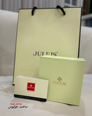 ساعت جولیوس زنانه چهار گوش بند چرم مدل JA-1414