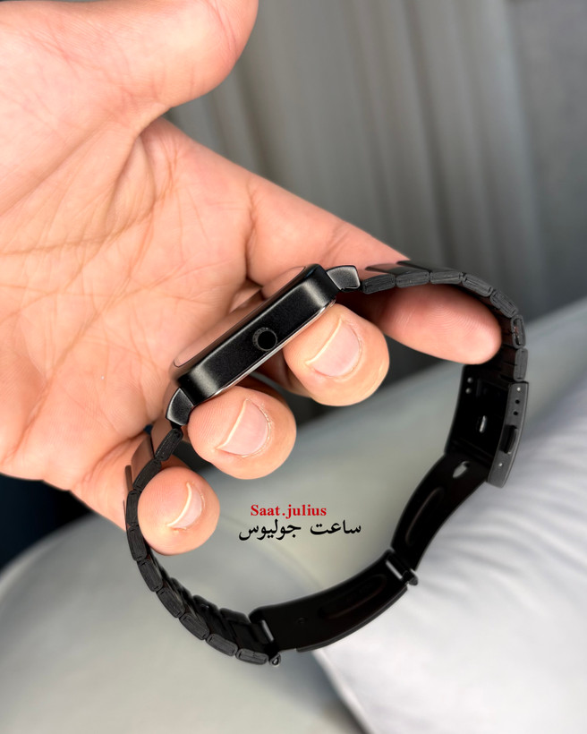 ساعت جولیوس مردانه چهار گوش فلزی مدل JAH-141C