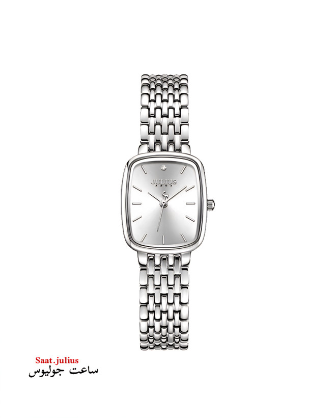 ساعت جولیوس زنانه چهار گوش فلزی مدل JA-1349A