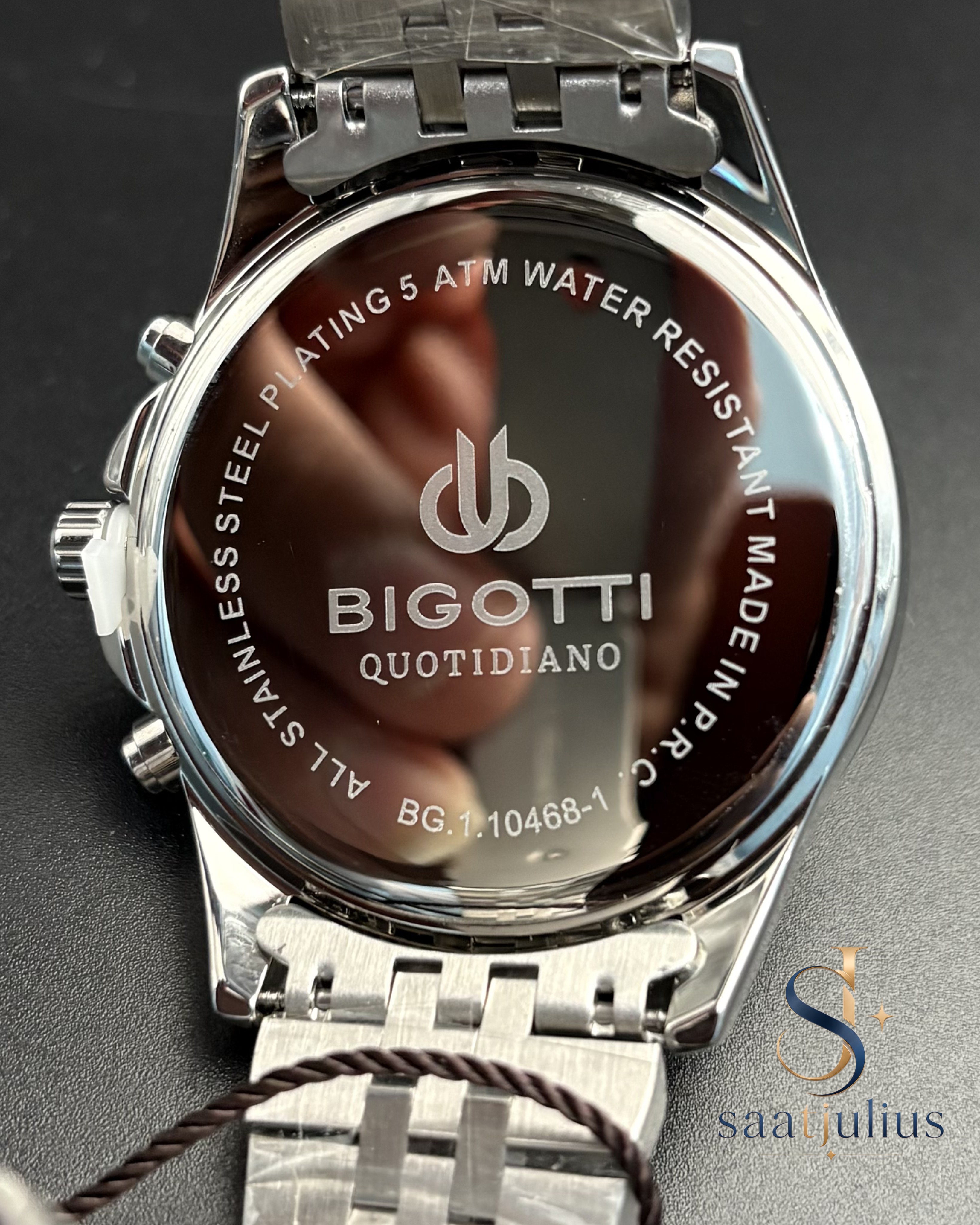 ساعت بیگوتی مردانه فلزی سه موتور مدل BG.1.10468-1