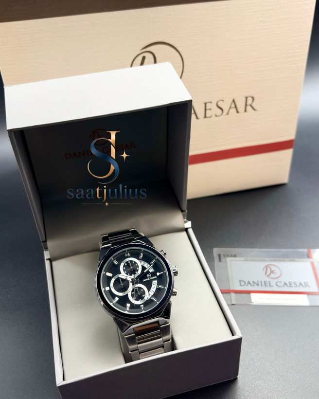 ساعت دنیل سزار مردانه فلزی سه موتور مدل DC1371G