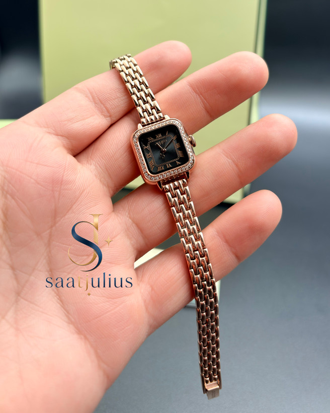 ساعت جولیوس زنانه چهارگوش فلزی مدل JA-1449C