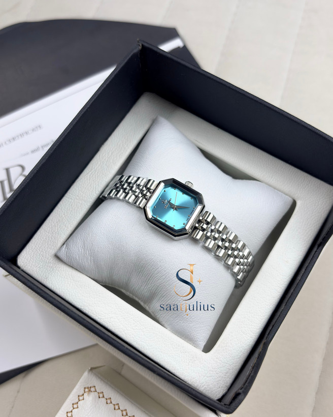 ساعت بلانو زنانه فلزی چهار گوش مدل B1007-۵L