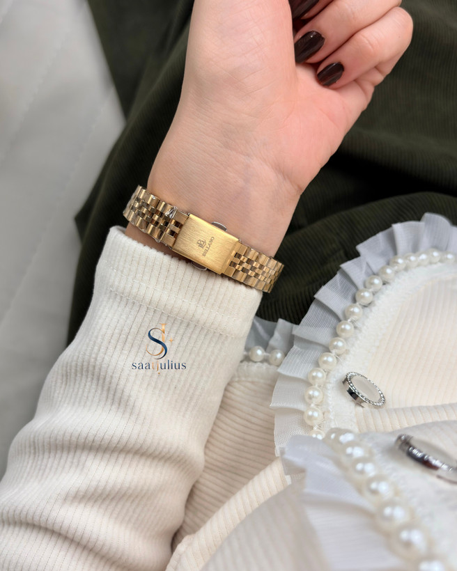 ساعت بلانو زنانه فلزی چهار گوش مدل B1007-۶L