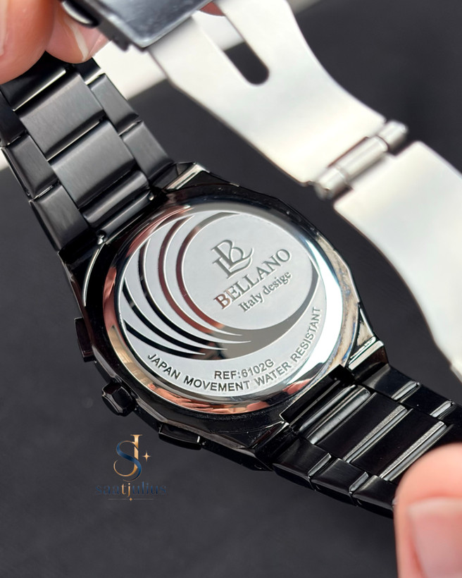 ساعت بلانو مردانه فلزی مدل B6102-4G